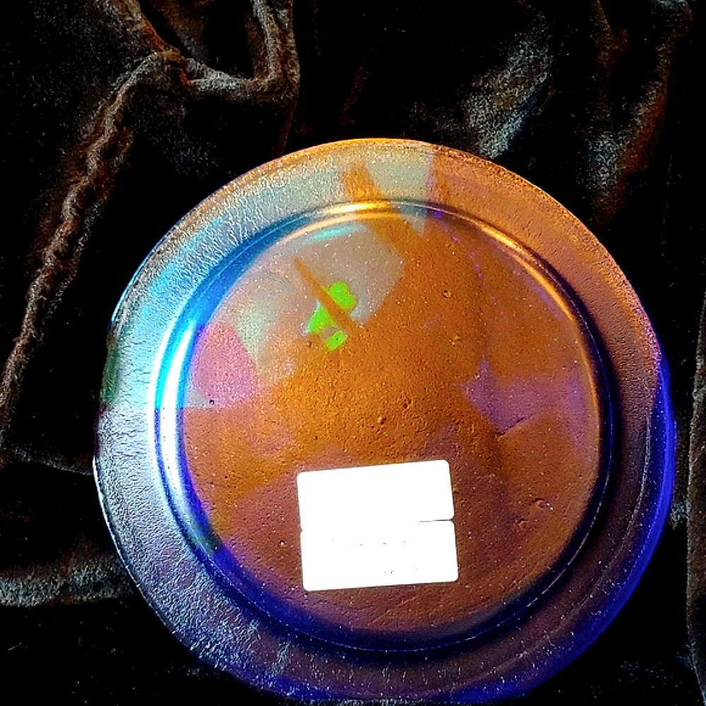 Gallery Hand Crafted Fused Art Glass Plate - Picture 2 of 5